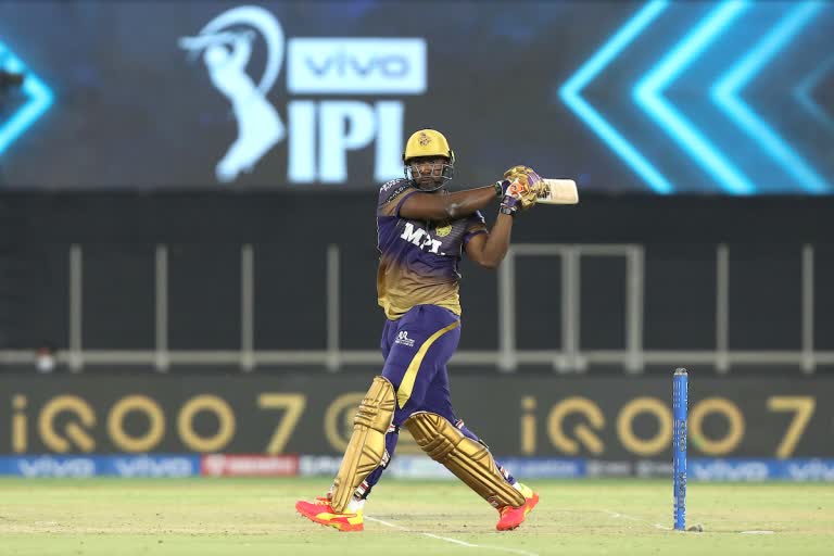 Russell's 45 not out takes KKR to 154/6 vs DC