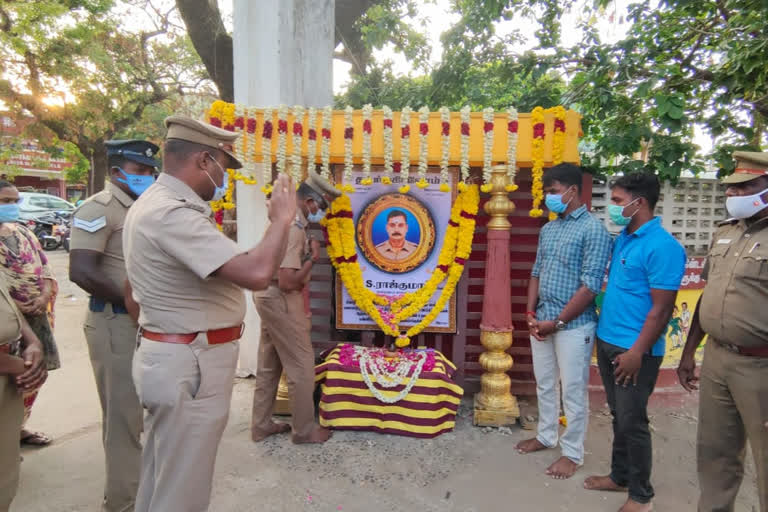 A tribute to head constable who succumbed to Covid-19