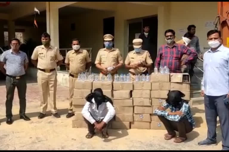 liquor seized in nagpur