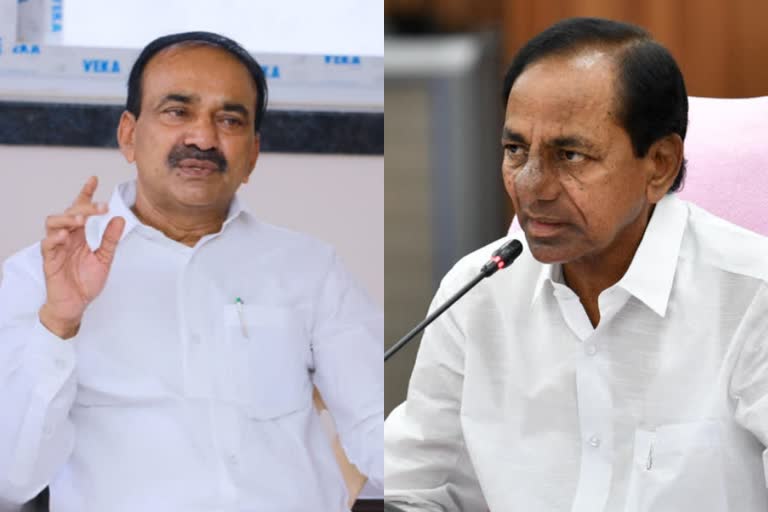 Telangana CM orders inquiry into land grabbing allegations against Health Minister  telengana land grabbing scandal  Telangana Health Minister Etela Rajender  Telangana Chief Minister K Chandrashekhar Rao  തെലങ്കാന ഭൂമി കയ്യേറ്റം വാര്‍ത്ത  തെലങ്കാന വാര്‍ത്ത  ചന്ദ്രശേഖര്‍ റാവു  തെലങ്കാന ആരോഗ്യമന്ത്രി എട്‌ല രാജേന്ദര്‍