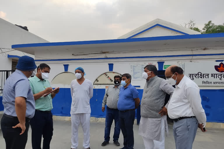 during inspection collector, sp and mla at hospital