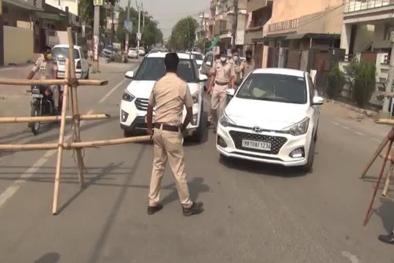 weekend lockdown strictly in sonipat