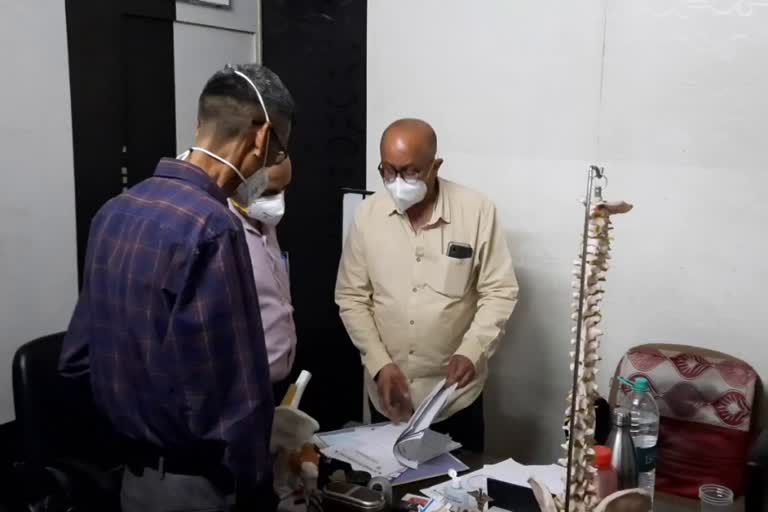 Health department team raided Jind