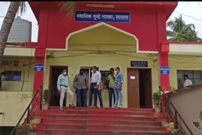 Liquor was being sold in the ration shop in, satara