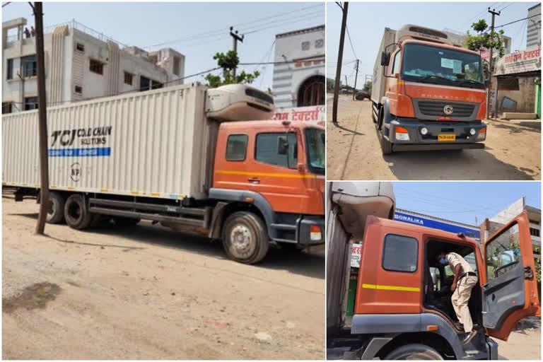 Truck laden with 2.40 lakh COVID vaccine doses left abandoned in MP