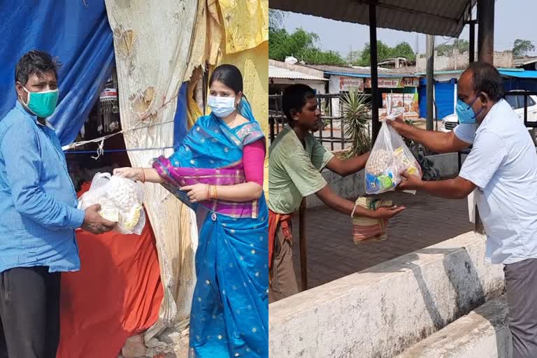 dantewada-municipality-president-and-cmo-distributed-food-items-to-poor-people