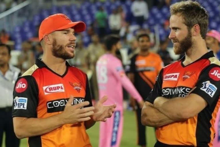 SunRisers Hyderabad  Williamson  Warner  സണ്‍റൈസേഴ്സ് ഹൈദരാബാദ്  കെയ്ന്‍ വില്യംസണ്‍  ഡേവിഡ് വാര്‍ണര്‍