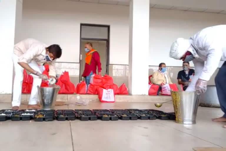 prasad being given to corona infected patients