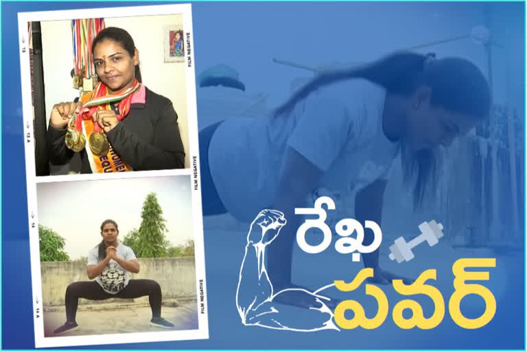 story on powerlifting athlete rekha inturi from sangareddy district