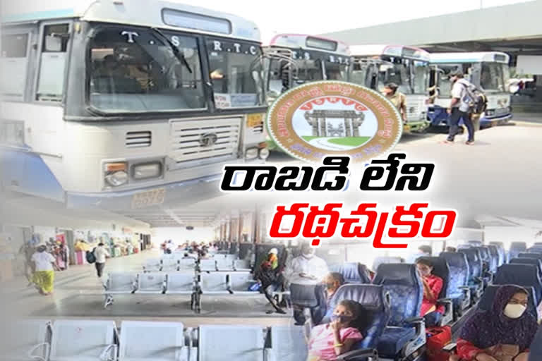 Karimnagar region Telangana, corona effect on tsrtc