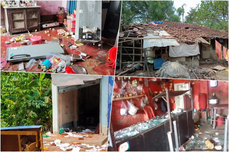 accused of vandalizing, looting and bombing against trinamool in falta