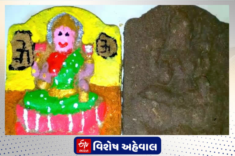 જયપુરમાં છાણમાંથી બનાવવામાં આવે છે પ્રતિમાઓ