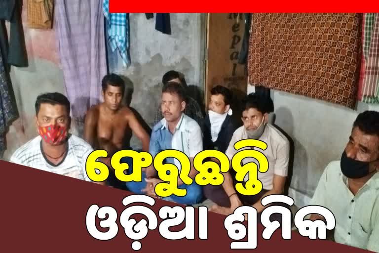 କୋରୋନା ଭୟ: ଓଡ଼ିଆ ଶ୍ରମିକଙ୍କୁ ଘର ଛାଡ଼ିବାକୁ କହିଲେ ମାଲିକ