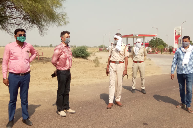 श्रीगंगानगर हिंदी न्यूज, Sriganganagar-Hanumangarh inter-state border