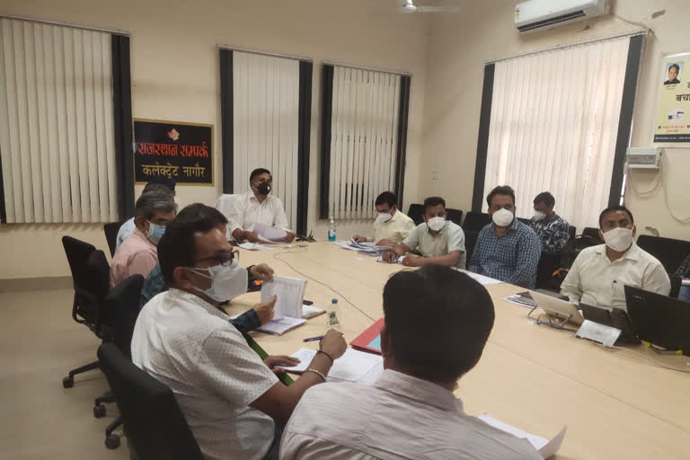 District Collector met in Nagaur