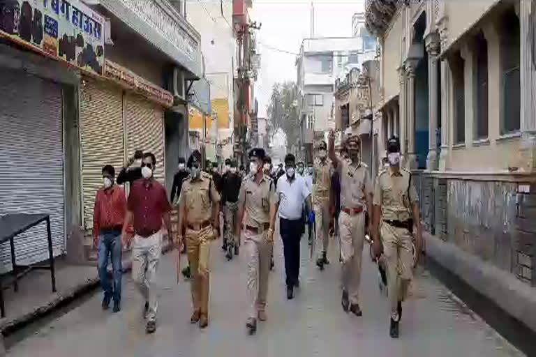 राजस्थान हिंदी न्यूज, Flag march in Churu