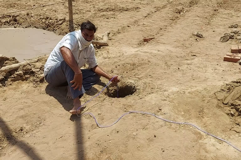 Child falls in borewell