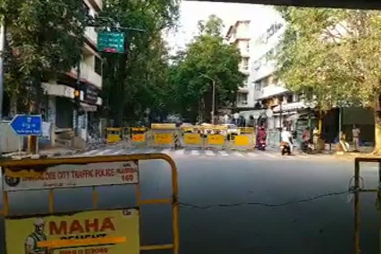 Vehicles blocked on CM residence road