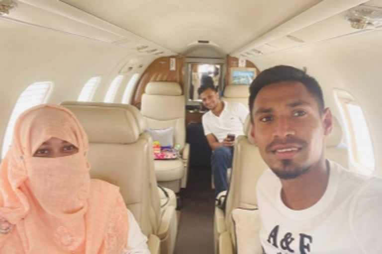 ipl 2021 shakib al hasan and mustafizur rahman reached bangladsh by charter plane