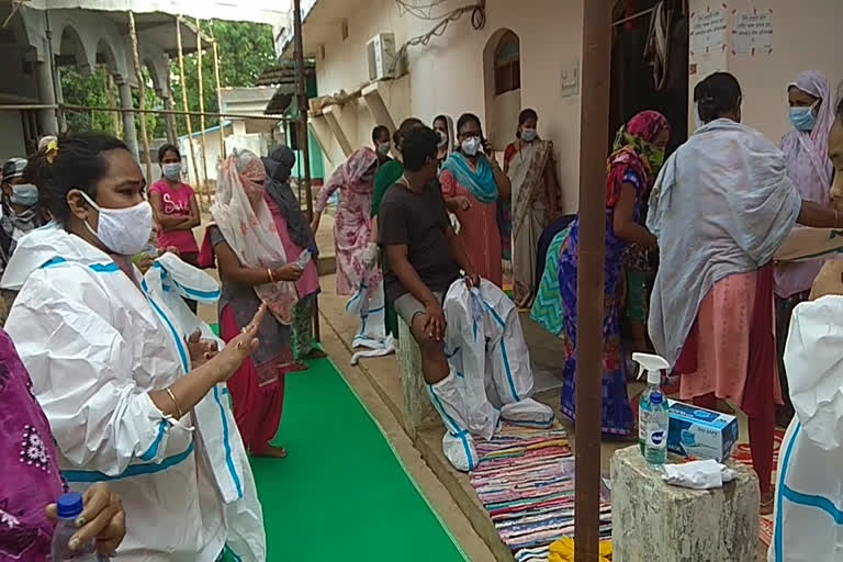 3 people found corona positive who arrived at Deepak Karma funeral in dantewada