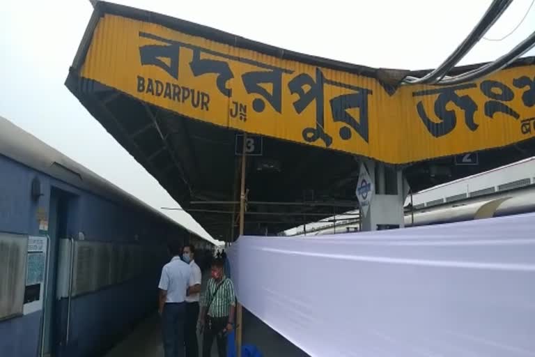 insulation train at Badarpur  karimgan