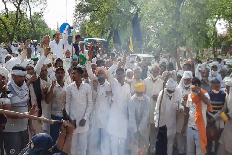 farmers protest jind