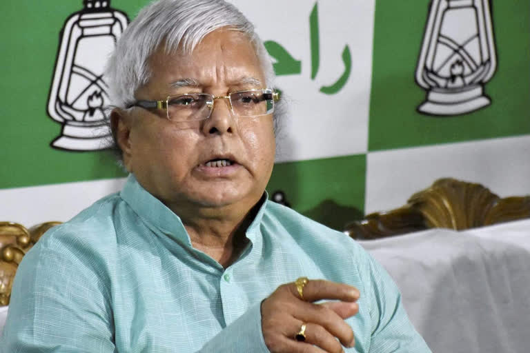 RJD supremo lalu yadav target on CM nitish kumar and BJP