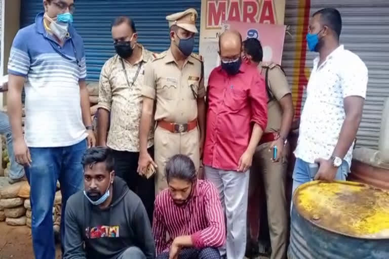 തിരുവനന്തപുരം  തിരുമല  കാട്ടാക്കട  Big cannabis hunt  Thiruvananthapuram  Kerala police