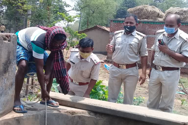 married woman's body recovered from well in deoghar