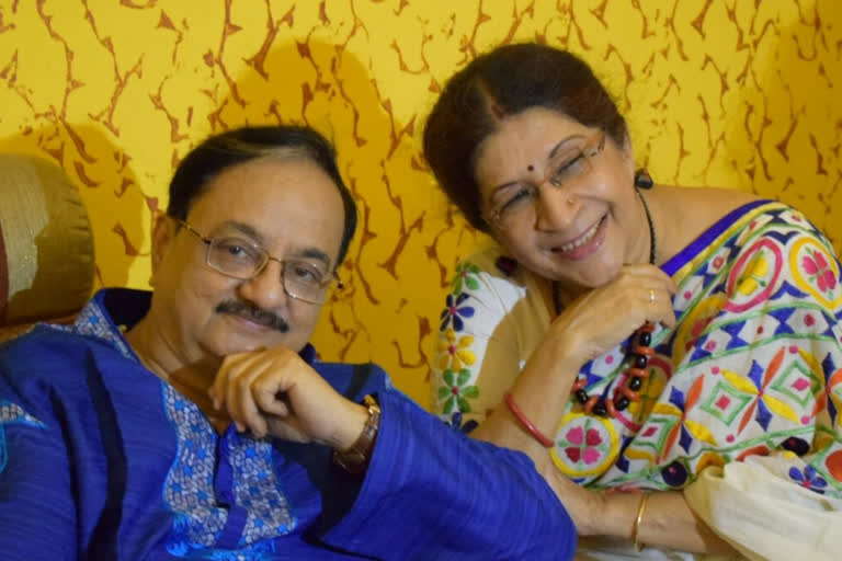 corona positive jagannath basu and his wife urmimala basu