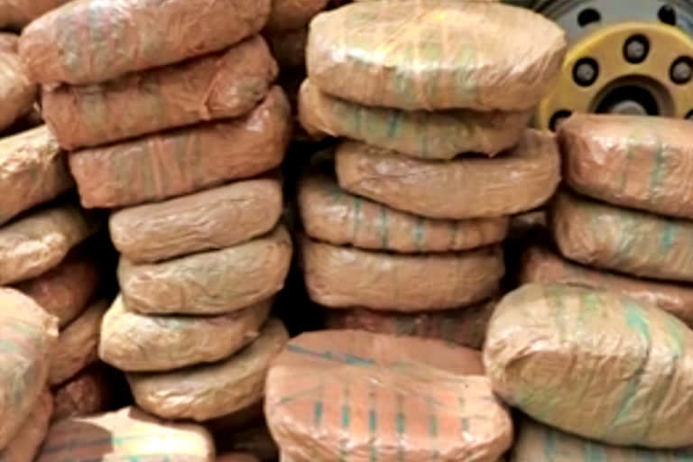 Over 300 kg of cannabis seized in Trivandrum, 2 held