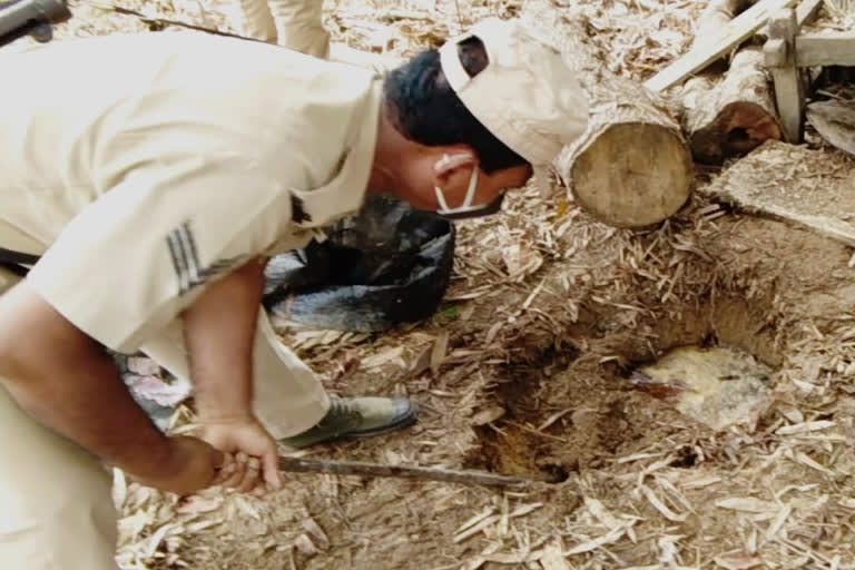 LIQUEUR DESTROYED AT AMGURI