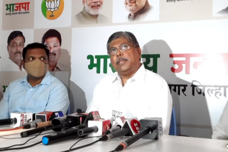 Chandrakant Patil criticized Rural Development Minister Hasan Mushrif