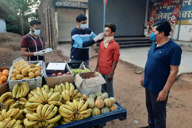 corona test in Mahasamund