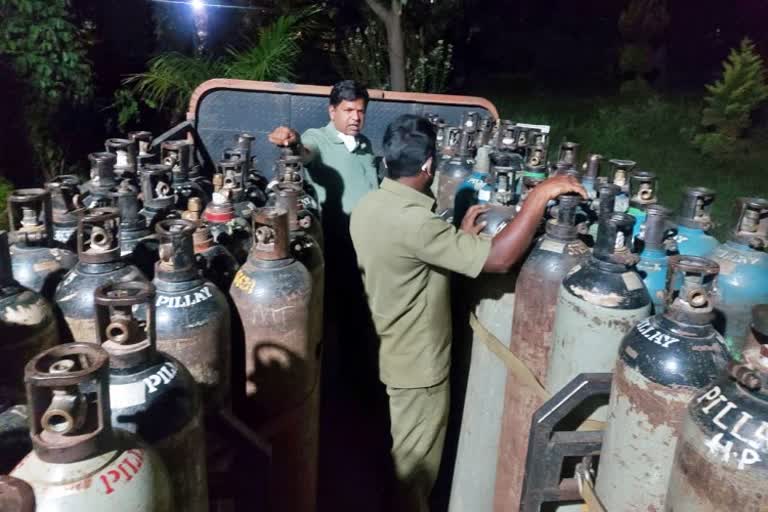 oxygen cylinders seized