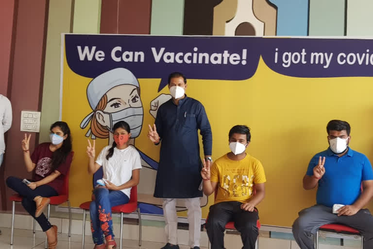 18 to 44 vaccination camps