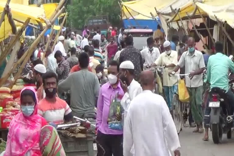 Broken covid protocol in juria market