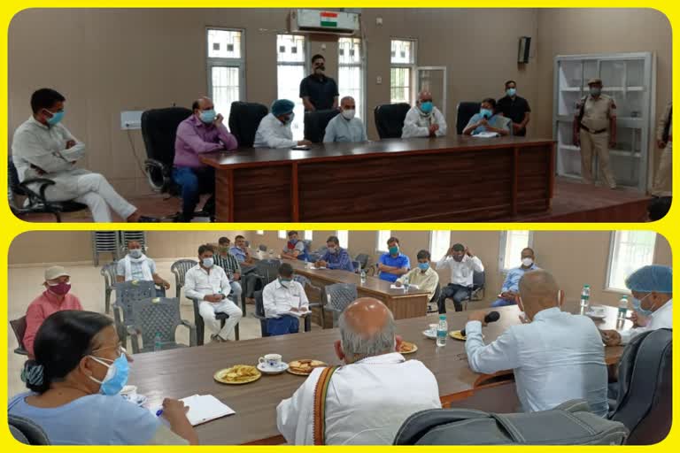 MP dr. satyapal singh held a meeting with officials in modinagar ghaziabad