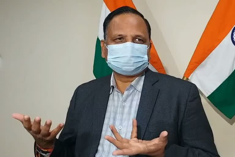 satyendar jain  said that only one day dose of co-vaccine in Delhi