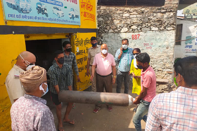 oxygen cylinder seized in Rajsamand,oxygen crisis in Rajsamand