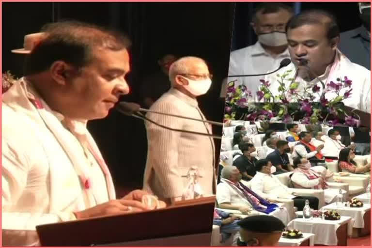 Himanta Biswa Sarma takes oath as 15th Assam CM