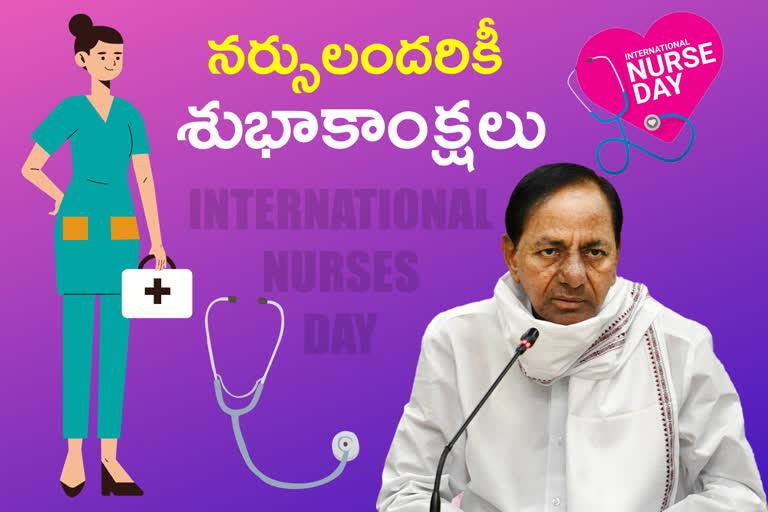 CM KCR wished all the nurses on the occasion of International Nurses Day