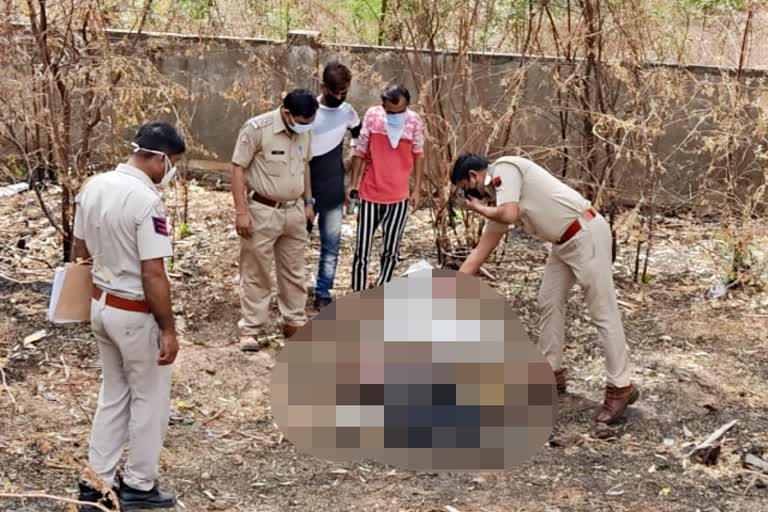 जयपुर में आमेर इलाका  शव  हत्या की आशंका  जयपुर लेटेस्ट न्यूज  क्राइम इन जयपुर  Crime in Jaipur  Jaipur latest news  Fear of murder  Dead body  Amer area in Jaipur