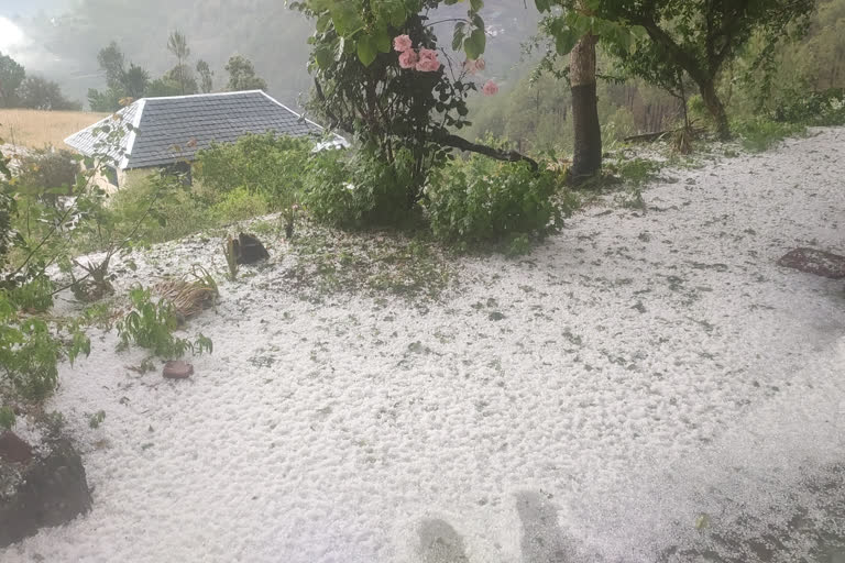 hailstorm in karsog