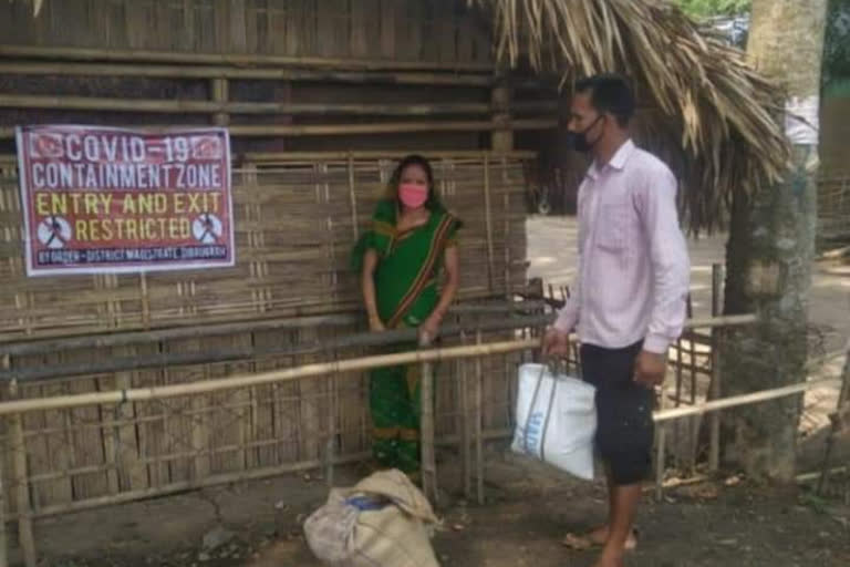 কন্টেইনমেন্ট জ’নত খাদ্য সামগ্ৰী যোগান ডিব্ৰুগড় জিলা প্ৰশাসনৰ