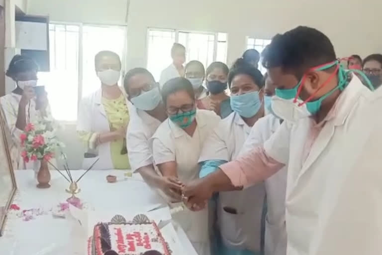 International Nurses Day celebrated at nursing kaushal college by following covid protocol in chaibasa