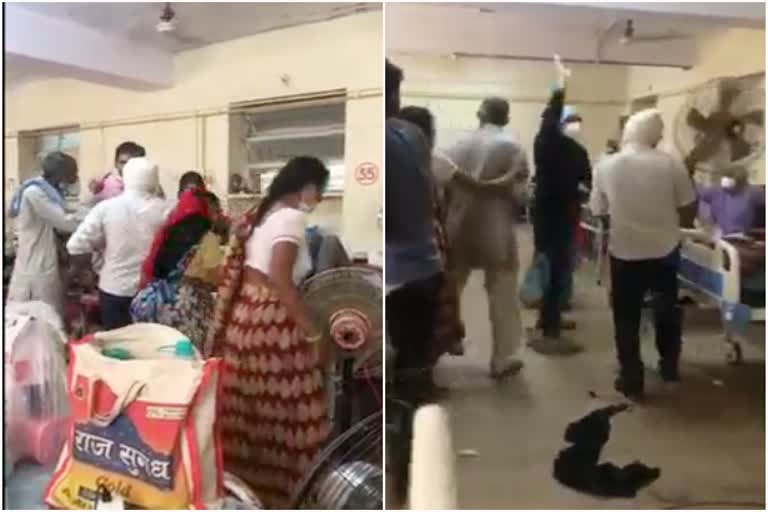 RBM Hospital Bharatpur viral video, भरतपुर न्यूज