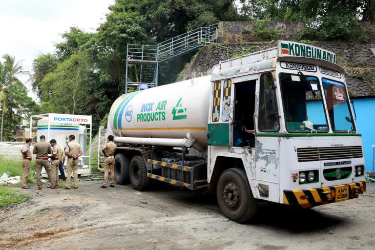 liquid oxygen plant  manjeri medical college  ദ്രവീകൃത ഓക്‌സിജൻ പ്ലാന്‍റ്  മഞ്ചേരി മെഡിക്കൽ കോളജ്  liquid oxygen plant manjeri medical college  kerala oxygen deficiency  covid oxygen requirement  kerala covid  covid second wave kerala