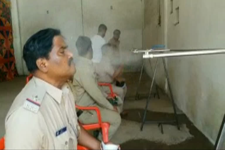 Shimoga police taking steam