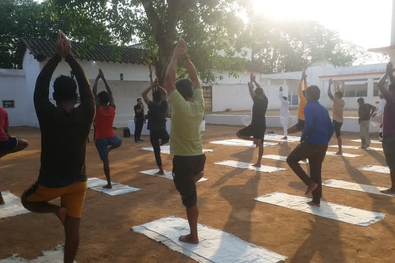 seven day yoga camp organized